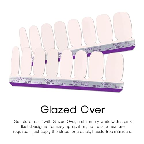 Color Street - Glazed Over - 16 Double-Ended Nail Polish Strips - color: Glazed Over