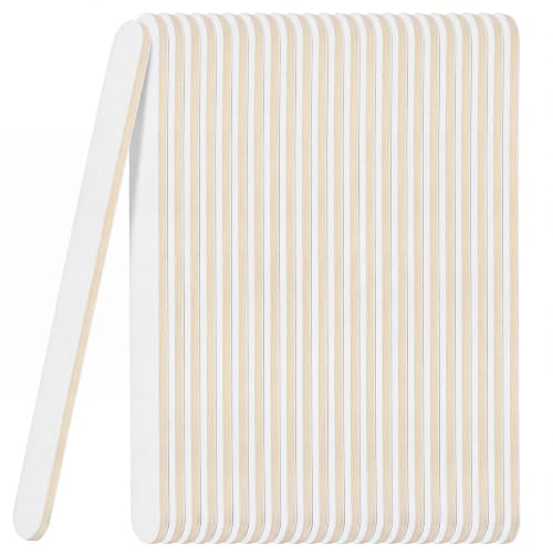 Nail Files - 24 PCS Fingernail Files 7" Long 80/100 Grit White - color: 24pcs White, size: 80/100 Grit