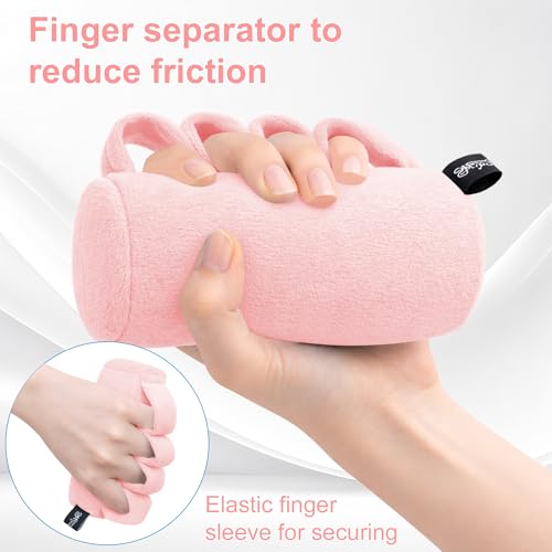 SPRING SEAON Hand Contracture Cushion, Palm Protector for Clenched Hands - color: Pink