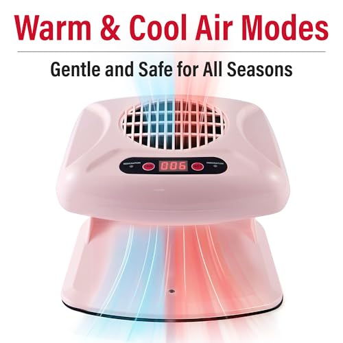 NOVAL Nail Dryer for Regular Polish, Warm & Cool Air, Auto Sensor