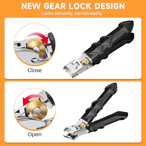 Leipple Toenail Clippers for Thick & Ingrown Nails-for Seniors,Men & Women