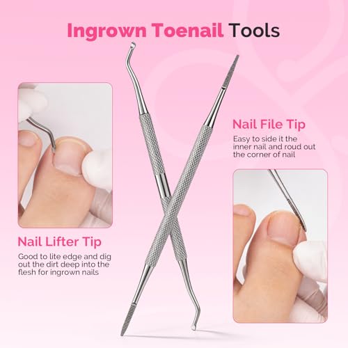 MelodySusie Nail Care Kit Nail Prep Set Cuticle Remover - size: 13Pcs Lavender