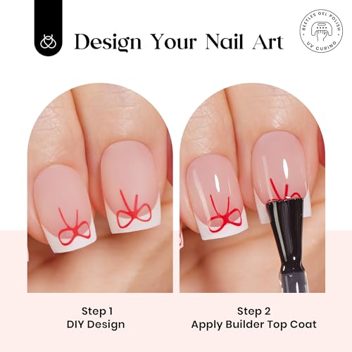 Beetles French Tip Press On Nail Kit - Short Square 150Pcs Pink - color: A - Pink French - S