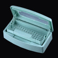 SUTOKAKA Nail Tool Sterilizer Box Plastic Disinfectant Container, Blue - color: Liftable Blue