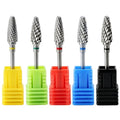 Fantexy 3/32" Carbide Nail Drill Bit Set, Tungsten Steel, 5 Pieces