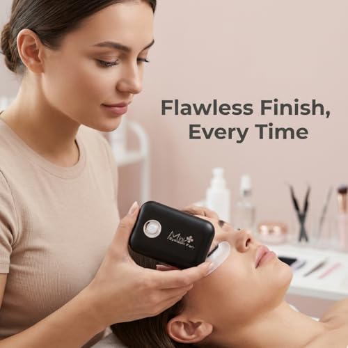 Eyelash fan, mini lash fans for facial, USB handheld eyelash, nail air conditioning blower, rechargeable lash air-fan quiet, portable cooling device (Black) - color: Black