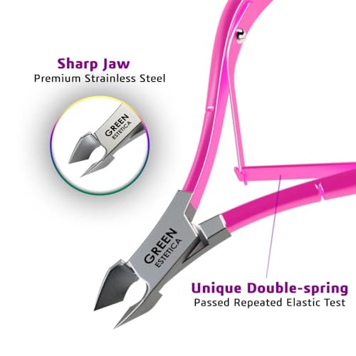 1piece Cuticle Trimmer Nipper 9 Color (Pink) - color: Pink Nipper - Pack 1