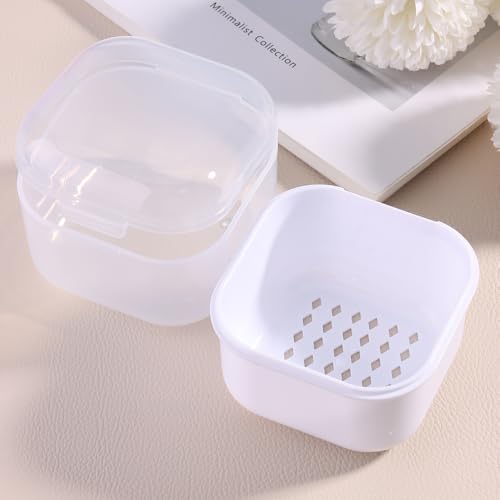 Nail Tool Sterilizer Box, Portable Soaking Box for Nail Drill Bits, White - color: White