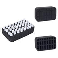 Essential oils Organizer Holder Foam Pad with Slots, can DIY - color: Black 24slots