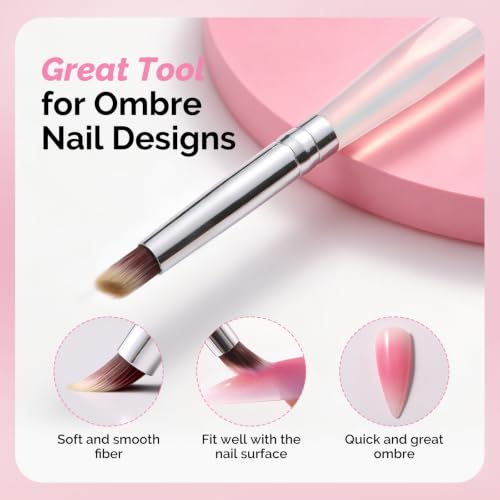 MelodySusie 6Pcs Ombre Nail Brushes - size: 6 Pcs - Ombre