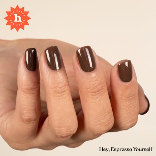 Heyhae Semi Cured Gel Nail Strips - Hey, Espresso Yourself - color: Hey, Espresso Yourself