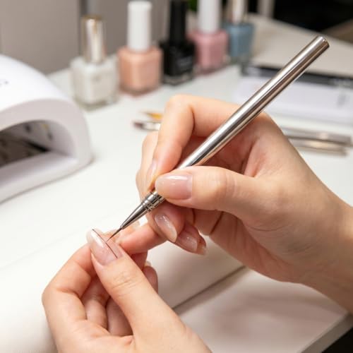 12Pcs Nail Art Brush Set, Professional Gel Nail Brush Kit