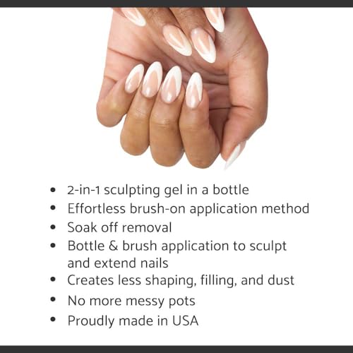 IBD Building Gels Sheer Pink, Bottle – Hard Builder Gel for Nails Extensions, Sculpting & Overlays, Soak-Off UV/LED Nail Enhancement, 0.5 oz, 1 Count - color: Sheer Pink