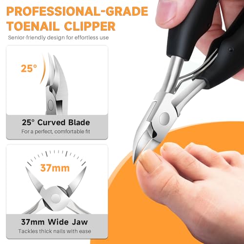 Leipple Toenail Clippers for Thick & Ingrown Nails-for Seniors,Men & Women