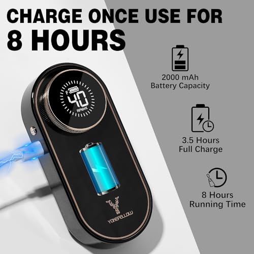 YOKE FELLOW Electric Nail File - Nail Drill Machine for Acrylic Nail Kit with Nail Dust Brush for Dip Powder Manicure Pedicure 40000RPM Rechargeable Nail Drill Gift Set for Women - color: Black