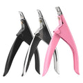 3 Pieces Acrylic False Nail Clippers, Stainless Steel Tip Cutters