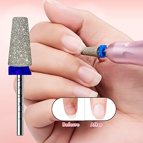 Makartt Electric Nail Drill Bits: Tapered Barrel Carbide Diamond Bit M #150 - size: Diamond Tapered Bit-M