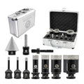 FOCSTOL Diamond Drill Bits Set 10PCS, 1/4"-2" Tile Hole Saw Kit - size: KIT2