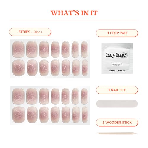 Heyhae Semi Cured Gel Nail Strips - Hey, Picnic Date? - color: Hey, Picnic Date?