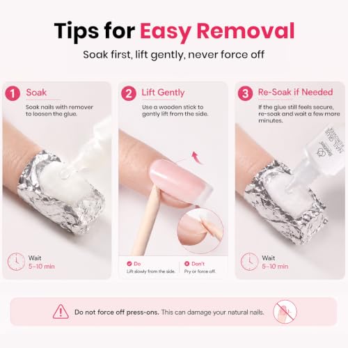 Beetles Press On Nail Glue Quick-Drying 10ml Super Strong Nail Glue - color: 00 - Clear - 01