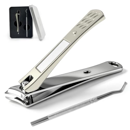 Ingrown Toenail Clippers Slanted Curved Blade Nail Clippers for Thick Nails - size: Small (Gold)