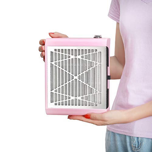Miss Sweet Electric Nail dust Collector for Manicure (Pink) - color: Y1 Pink