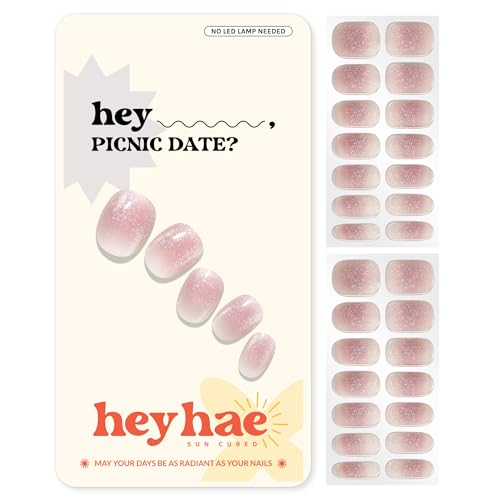 Heyhae Semi Cured Gel Nail Strips - Hey, Picnic Date? - color: Hey, Picnic Date?