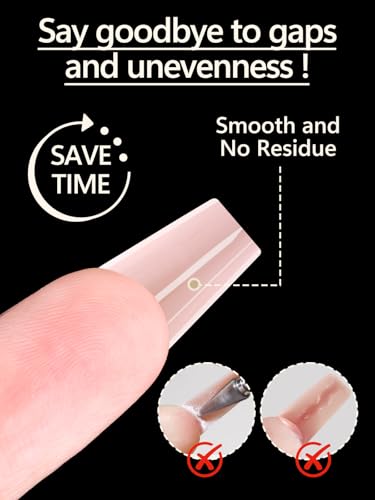 EBANKU Original Sandwich Nails Dual Forms - color: Short Almond-A