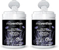 Prevention All Purpose Disinfectant Wipes – Canister of Cleaning Wipes for Salons, Spas, Wellness Centers and Yoga Studios – Hospital Grade Surface Sanitizing – 160 Count (Pack of 2) - size: Wipes Canister (2 Pack)