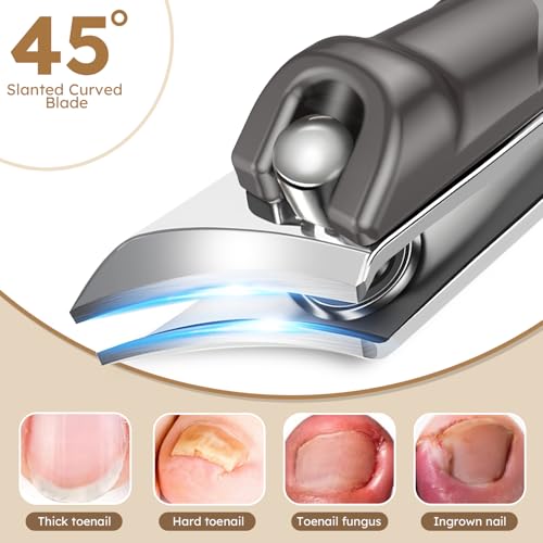 Heavy Duty Toenail Clippers for Thick Nails, Nail Clippers for Men Seniors