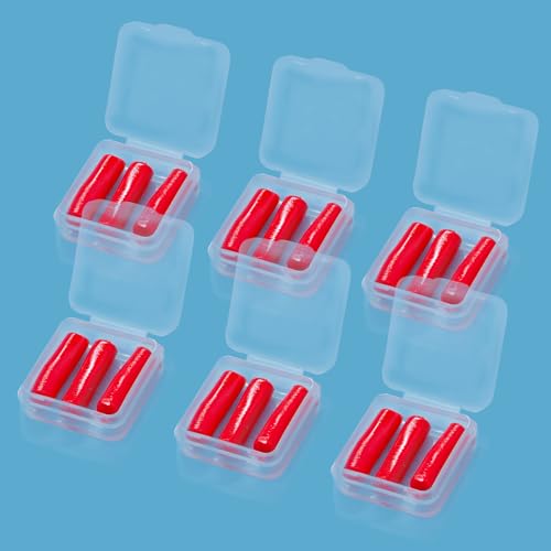 18 Pieces Red Wax Refills for Automatic Refillable Wax Pen, Refillable Wax for Diamond Painting, Diamond Art Pens Refillable Wax Refills Rhinestone Picker Pen Accessories - color: Red