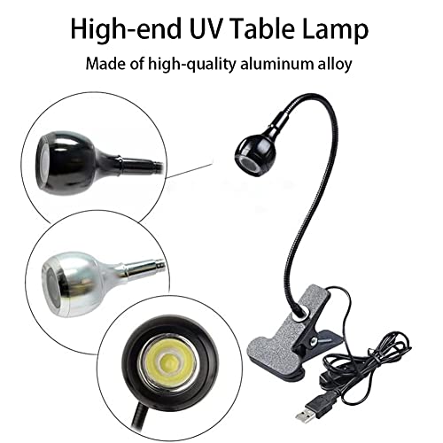 Brokimis Mini UV Lamp for Gel Nails LED Curing Lamp - color: Black