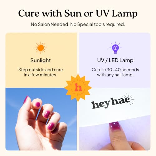 Heyhae Semi Cured Gel Nail Strips - Hey, Make Me Blush - color: Hey, Make Me Blush