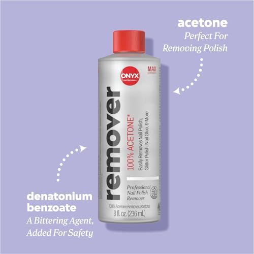 Onyx Professional Acetone Nail Polish Remover Kit with Nail File, 8 fl oz - size: 8 Fl Oz (Pack of 1)