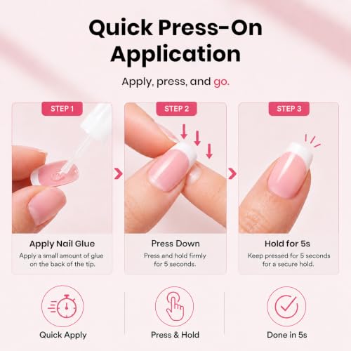 Beetles Press On Nail Glue Quick-Drying 10ml Super Strong Nail Glue - color: 00 - Clear - 01