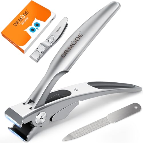 Straight Toenail Clippers for Thick Toenails for Seniors - color: Silver Straight Blade