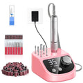 COSLUS E50 Professional Electric Nail Drill, Upgraded Steady Power, Pink - color: Pink