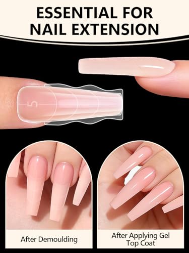 240Pcs Sandwich Nails Dual Forms - color: Long Coffin