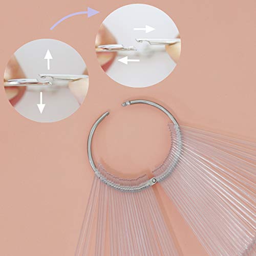 200pcs Nail Swatch Sticks with Number Stickers Nail Color Display - size: 200 Count (Pack of 1)