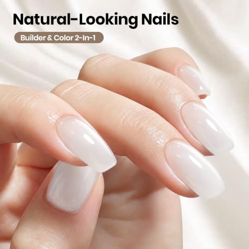 Beetles Builder Gel for Nails Sheer White, TPO & HEMA-Free Building Gel - color: Z-Sheer Milk - 1