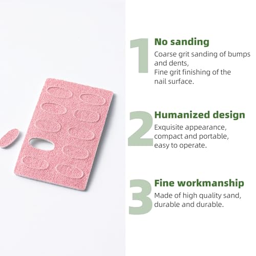 180 Grit Sandpaper Sheets Dual Ended Nail Cuticle Pusher Cuticle Cutter