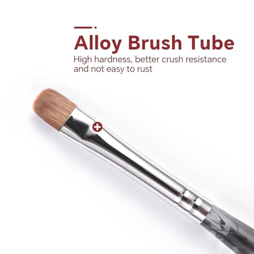 Kolinsky Sable Nail Brush French Nail Brush 2 Way Professional UV Gel Acrylic Nail Art Brush with Dotting Tool for French Manicure Cuticle Clean Up Nail Art Design Brush (8#) - color: 8#