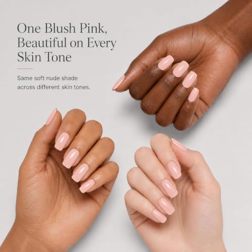 No UV Nail Stickers, 32 Nail Wraps, Zero Dry Time, Blush Pink - color: Blush Pink