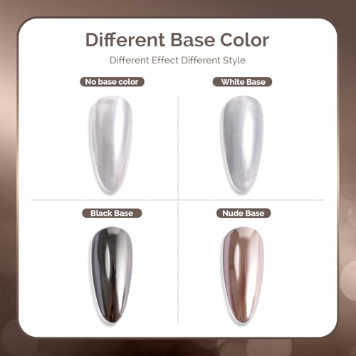 MelodySusie Sliver Chrome Nail Powder for Gel Nails - color: Sliver
