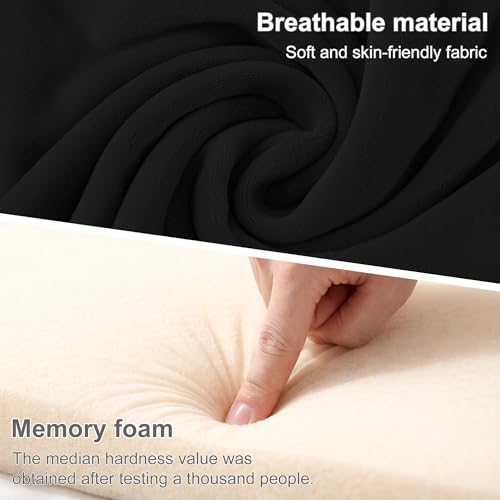 SPRING SEAON Hand Contracture Cushion, Palm Protector for Clenched Hands - color: Black