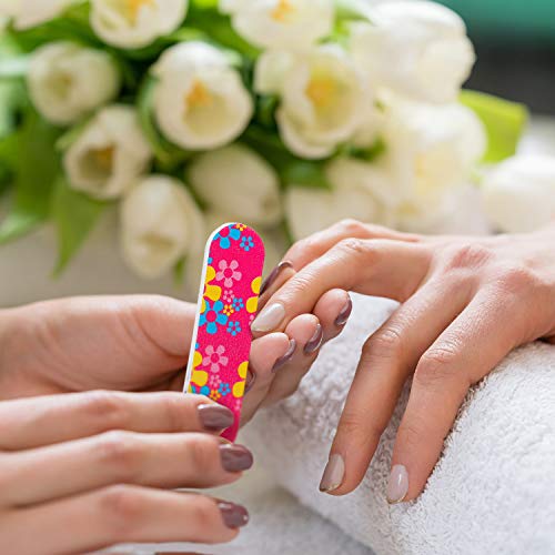 Mudder 150 Pack Mini Nail Files Bulk, Double-Sided Emery Boards for Nails