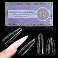 VOCOSTE 240Pcs Sandwich Dual Nail Forms, Almond Shape, Reusable