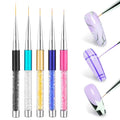 Gel Polishing Nail Liner Brush 5pcs Of Painting Art Nail Liner Brush Outline Beautiful Patterns. - color: 5pcs
