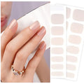DANNI & TONI Semi Cured Gel Nail Strips Mermaid Glitters (Fairy Dust) Aurora Gel Nail Stickers 28 Stickers Gift for Woman - color: Fairy Dust