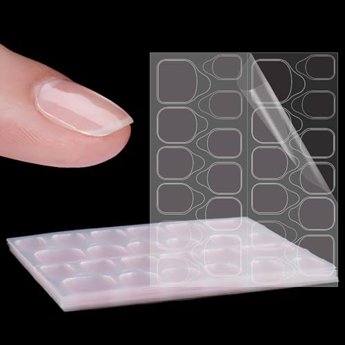 Laza 10 Sheets 240pcs Pink Nail Adhesive Tabs Waterproof Nail Glue Stickers - size: Pink 240 Pcs